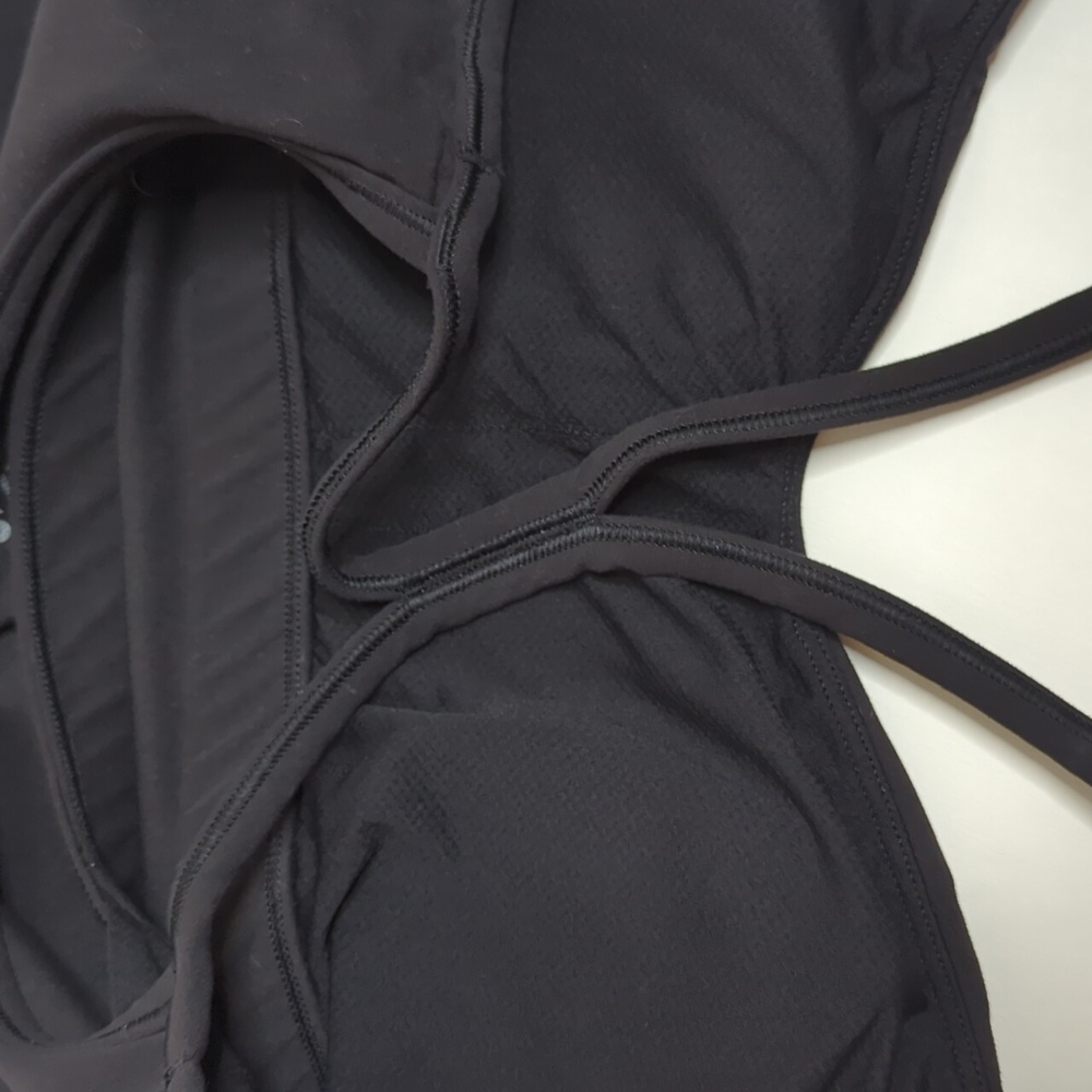 Athleta Vinyasa Support Top Black size Medium - Picture 5 of 7